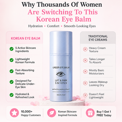 ✨ LAST DAY: BUY 1 GET 1 FREE ✨ Revive Tired Eyes with Our Hydrating & Anti-Wrinkle Eye Balm